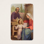 Gebed Kaarten | Heilige Familie 4 Visitekaartje (Voorkant)