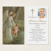 Gebed Kaarten | Hemelse Engel Visitekaartje (Voorkant /achterkant)