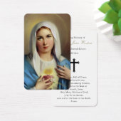Gebed Kaarten | Italiaanse Maria Visitekaartje (Bureau)