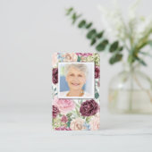 Gebed Kaarten | Land Roos - Deluxe Visitekaartje (Staand voorkant)