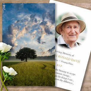 Gebed Kaarten Lone Tree 1 - Deluxe Visitekaartje