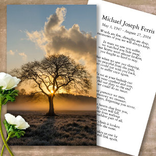 Gebed Kaarten Lone Tree 3 - Deluxe Visitekaartje