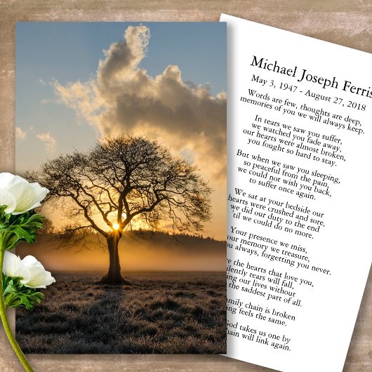 Gebed Kaarten | Lone Tree 4 Visitekaartje