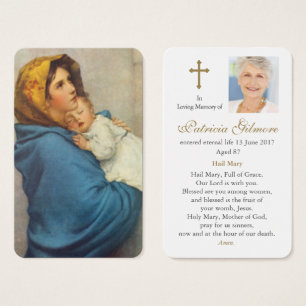 Gebed Kaarten Madoninna Visitekaartje