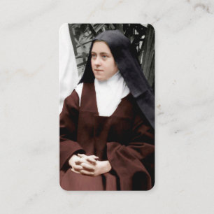 Gebed Kaarten Saint Thérèse Visitekaartje