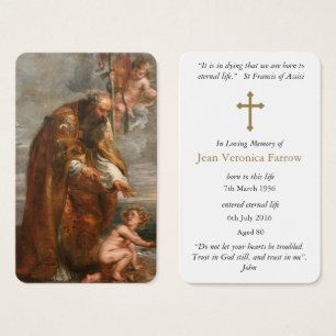 Gebed Kaarten Sint-Augustinus 5 Visitekaartje