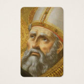 Gebed Kaarten | Sint-Augustinus 7 Visitekaartje (Voorkant)