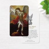 Gebed Kaarten | St. Michael 2 Visitekaartje (Bureau)