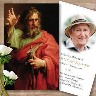 Gebed Kaarten St. Paul & Foto - Deluxe Visitekaartje