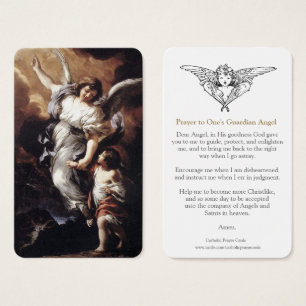 Gebed Kaarten The Guardian Angel 01 Visitekaartjes
