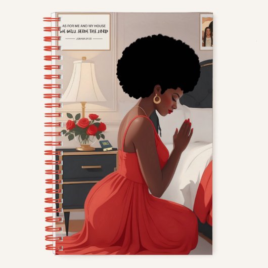 Gebed Moeder 5,5" x 8,5" Spiraal Notitieboek (Voorkant)