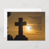 Gebed - Onze Vader (Pater Noster) Briefkaart (Voorkant / Achterkant)