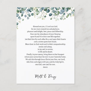 Gebed op je trouwdag briefkaart