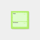 Gebed Post-it Notes (groen) (Voorkant)
