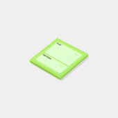 Gebed Post-it Notes (groen) (Schuin)