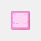 Gebed Post-It Notes (roze) (Voorkant)