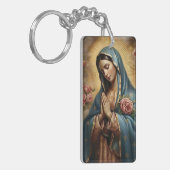 Gebed tot Onze Lieve Vrouw van Guadalupe Sleutelhanger (Voorkant Links)