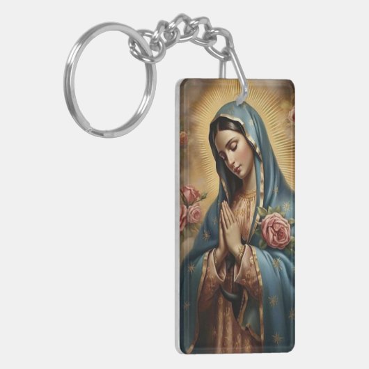 Gebed tot Onze Lieve Vrouw van Guadalupe Sleutelhanger (Voorkant Links)