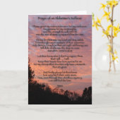 Gebed van Alzheimer-patiënten Kaart (Gele Bloem)