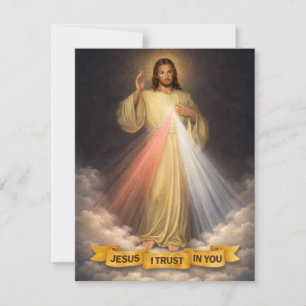 Gebed van de Goddelijke Barmhartigheid van Jezus R Notitiekaartje