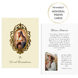 Gebed van de Heilige Maagd Maria Katholieke Gedenk Plaatskaartje