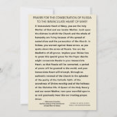 Gebed van de Maagd Maria die zich van de Consectie (Achterkant)