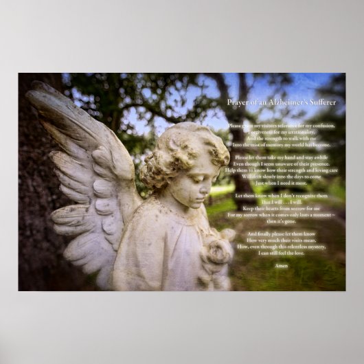 Gebed van de ziekte van Alzheimer (poster) Poster (Voorkant)