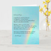 Gebed van een dier - Regenboog - Kaart (Gele Bloem)