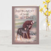 Gebed van St. Francis Card Kaart (Gele Bloem)