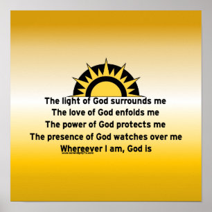 Gebed voor bescherming poster