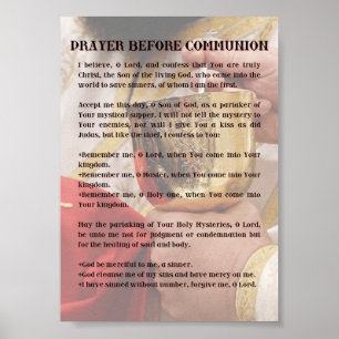 Gebed voor de Communie Print