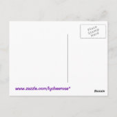 gebed voor het briefkaart van de vrede (Achterkant)