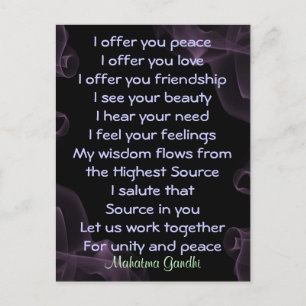 gebed voor het briefkaart van de vrede