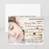 Gebed voor kinderen in het ziekenhuis - Briefkaart (Voorkant / Achterkant)