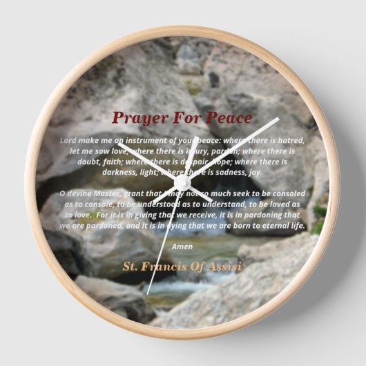 gebed voor vrede (Voorkant)