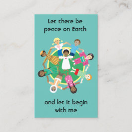 Gebed voor vrede - Franciscus kaart Visitekaartje