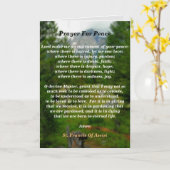 gebed voor vrede kaart (Gele Bloem)