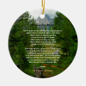 gebed voor vrede keramisch ornament (Voorkant)