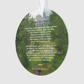 gebed voor vrede ornament (voorkant)