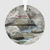 gebed voor vrede ornament (achterkant)