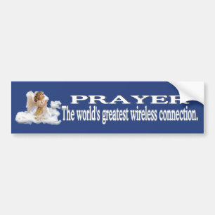 Gebed Werelds Beste Draadloze Verbinding #2 Bumpersticker