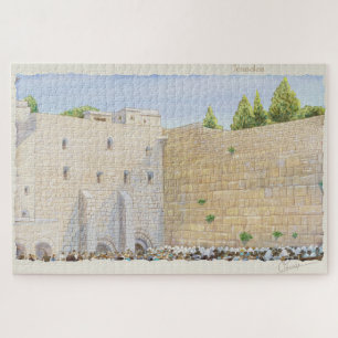 Gebed, Westelijke Muur KOTEL Jeruzalem Oude Stad A Legpuzzel