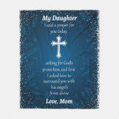 gebeden voor de dochter fleece deken (Voorkant)