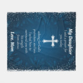 gebeden voor de dochter fleece deken (Voorkant (Horizontaal))