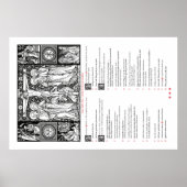 Gebeden voor massaal Poster (Latijn en Engels) (Voorkant)