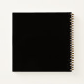 Gebedsjournaal, Goud Zwart Luxe Modern Luxe Notitieboek (Achterkant)