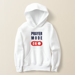 Gebedsmodus ingeschakeld. Meisjes pullover Hoodie