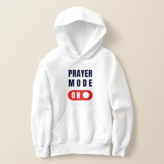 Gebedsmodus ingeschakeld. Meisjes pullover Hoodie (Laagn)