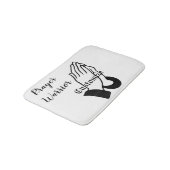 Gebedsstrijder biddende donder_baai badmat (Gekanteld)