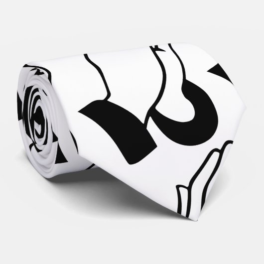 Gebedsstrijder biddende donder_baai stropdas (Opgerold)